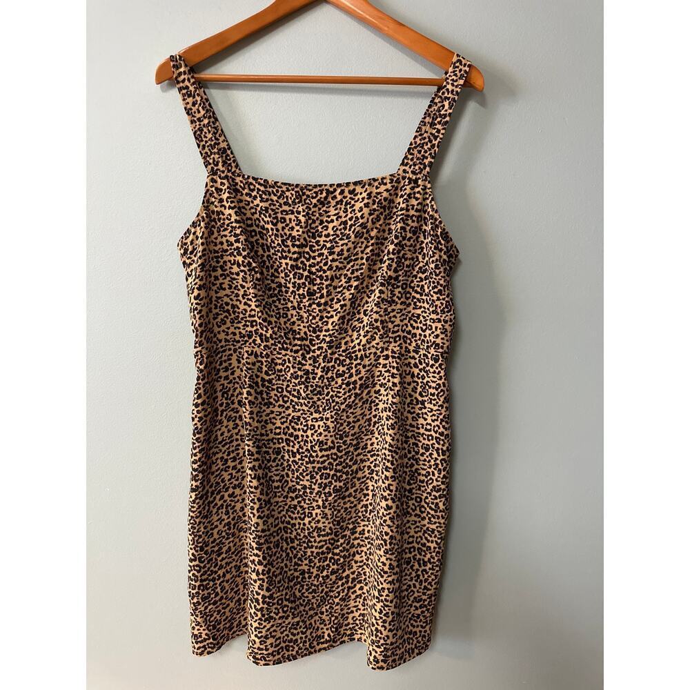 BP. Leopard Print Sleeveless Dress Size L | Animal Print Tank Dress